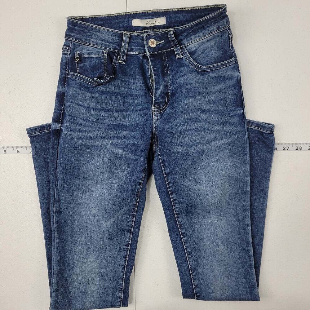 Kancan jeans women's slim skinny 24 blue denkm 1904‎ 24x29 style kc11214chd